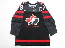 SIDNEY CROSBY TEAM CANADA BLACK NIKE HOCKEY JERSEY