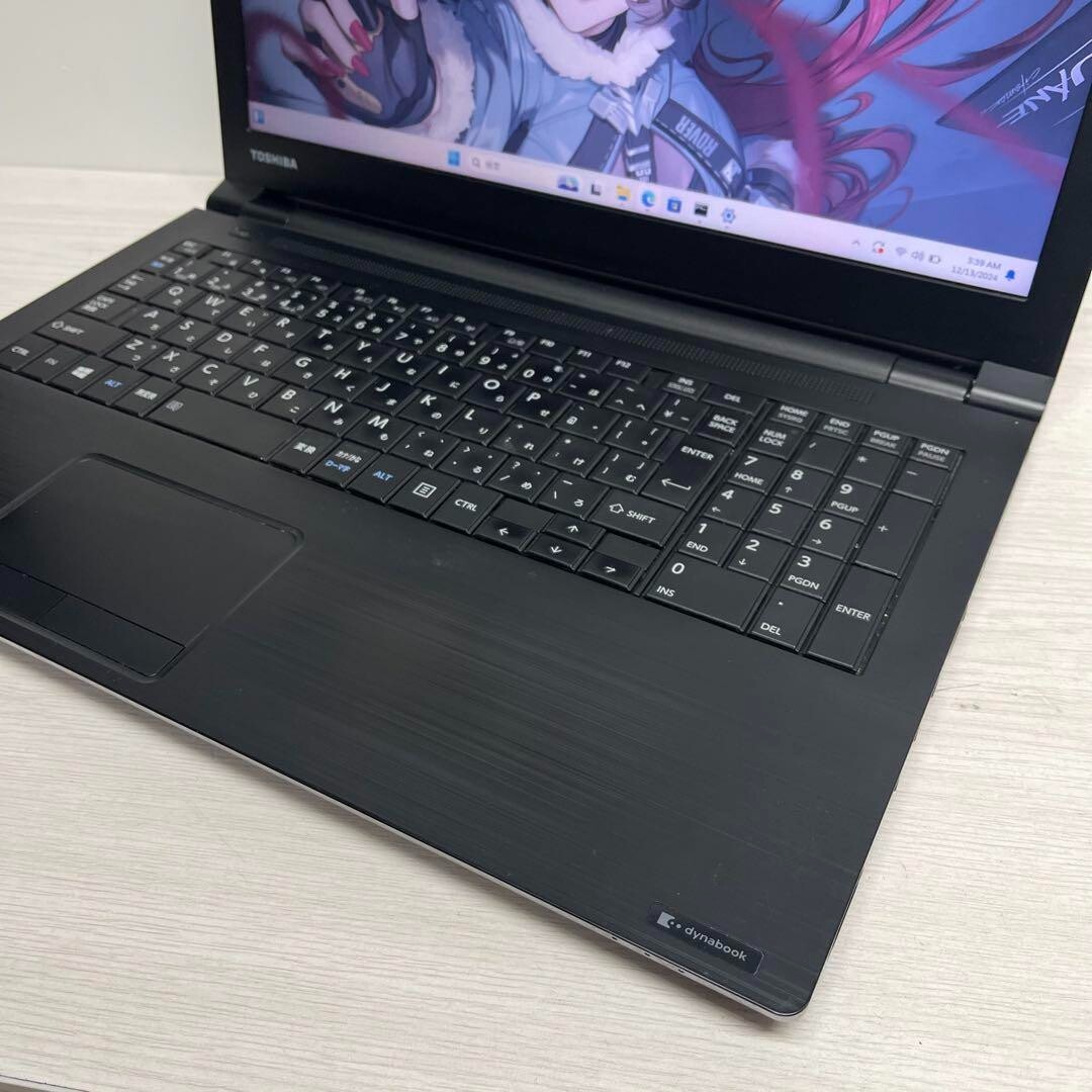 東芝 Dynabook B65/H i7-7500U 8GB SSD256GB TOSHIBA Dynabook B65/H i7-7500U RAM 8GB SSD 512GB 15.6 inch