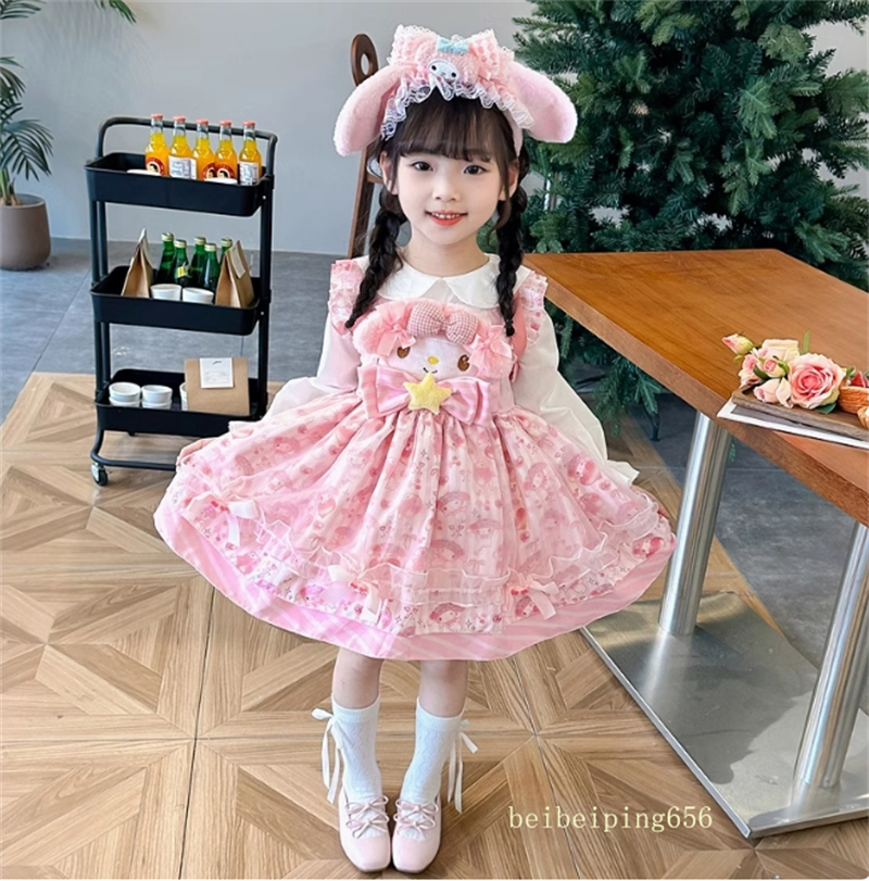Lolita Melody Little Girl Princess Dress Set Halloween Spring