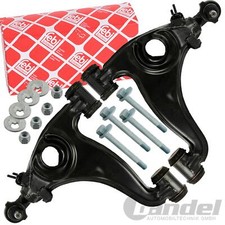 2x FEBI QUERLENKER + MONTAGESATZ VORNE passend für MERCEDES 190 W201 W124