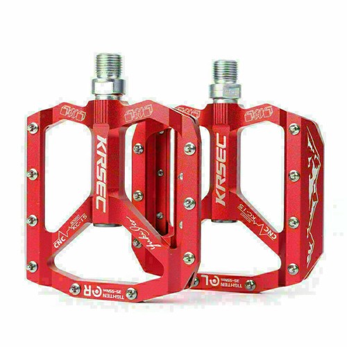 Aluminum MTB Mountain Road XC Bike Bearings Pedals flat Bicycle Pedal 342g - Picture 13 of 20