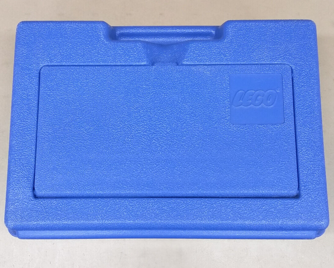 LEGO Vintage Blue Storage Brief Case EUC Hard Plastic Container