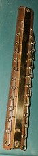 Vintage Walnut Tie Rack Hanger Closet Mid Century