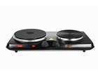 Cheftek CT1010, 2 Burner Electric Cooktop Hot Plates 6" & 7.5" For Cooking 1700W