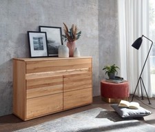Sideboard inkl. Beleuchtung 123x86cm Massivholz Kernbuche geölt NEU OVP!!