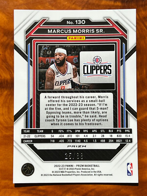 MORRIS 　SPECIAL Marcus Morris Sr Red Choice /88 Refractor Numbered 2022 - 2023