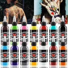 BaodeLi Tattoo Ink Set,14Pcs Tattoo Ink 1oz 30ml/Bottle