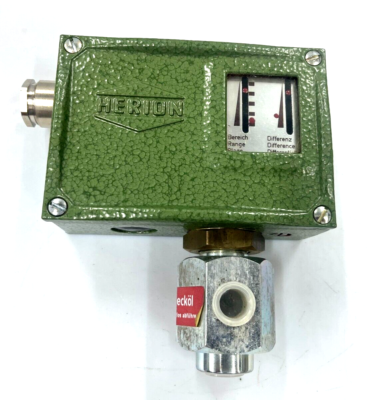 #ad #ad HERION Type 7D Piston Actuated Pressure Switch Cat. No. 0807500 5...160 bar $195.00