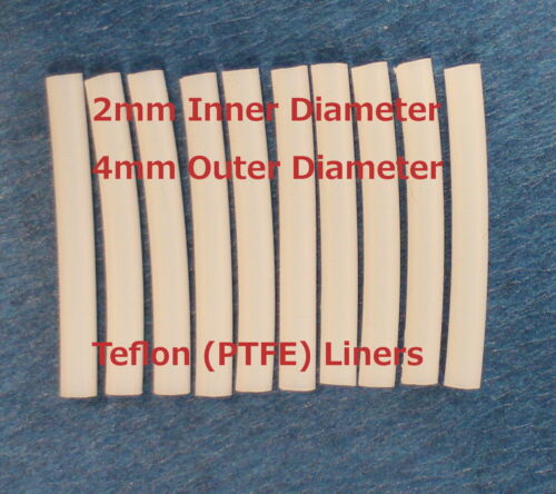 FLASHFORGE 3D Printer Teflon PTFE Liner Tube For Nozzle (10 pack of liners) Mk10 - Picture 3 of 12