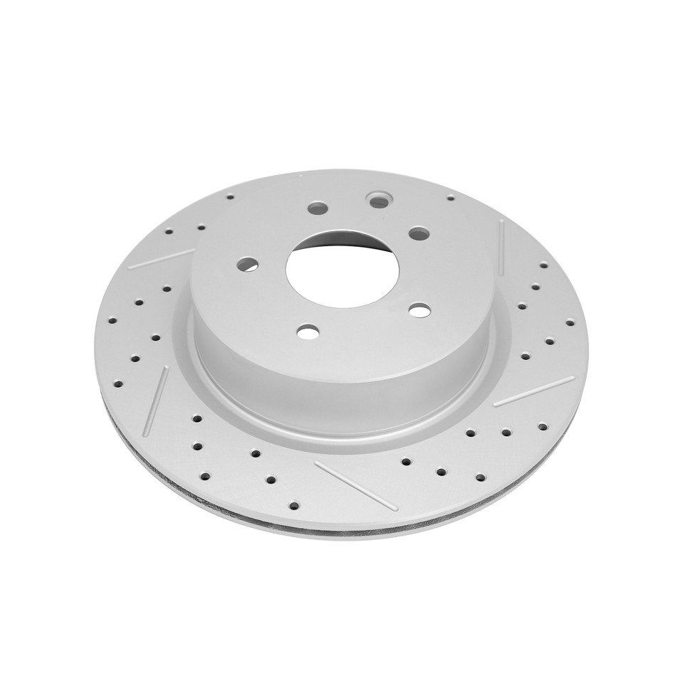 Drilled Car &amp; Truck Brake Disc Rotors Front &amp; Rear Drilled Brake Rotors &amp; Pads Kit - Fits Infiniti FX35/FX45 &amp; Nissan Murano Front Car &amp; Truck Brake Disc Rotors Drilled