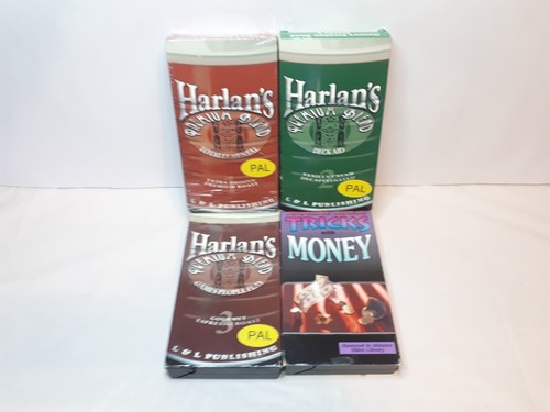 Dan Harlan’s Premium Blend Games Vol. 1, 2 & 3 & Amazing Magic Tricks VHS Bundle