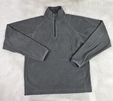 Gap Quarter Zip Fleece Sweatshirt SZ S Distressed