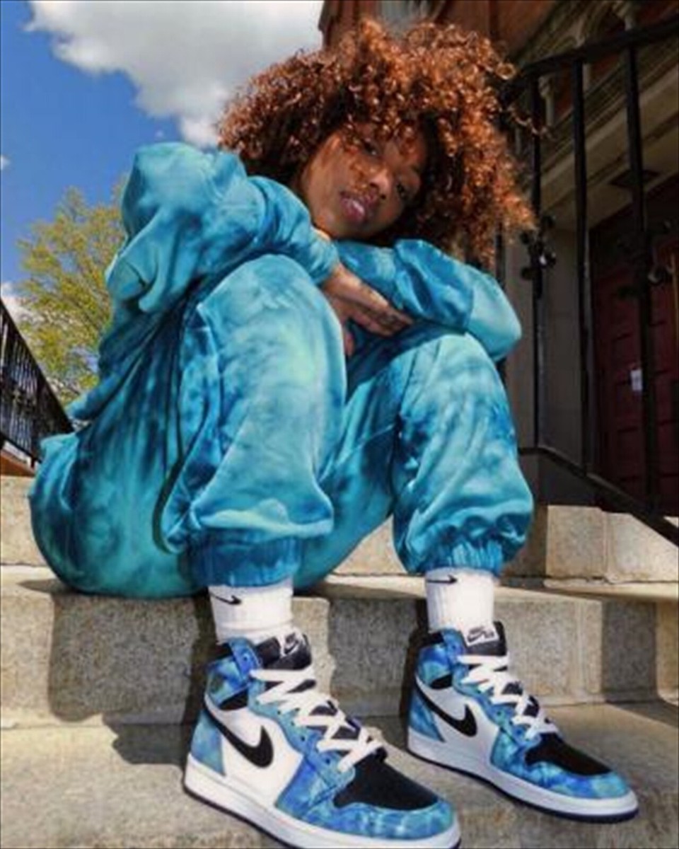 NIKE Women'S AIR JORDAN 1 RETRO HIGH OG TIE-DIE (CD0461-100) US 12 / 29cm