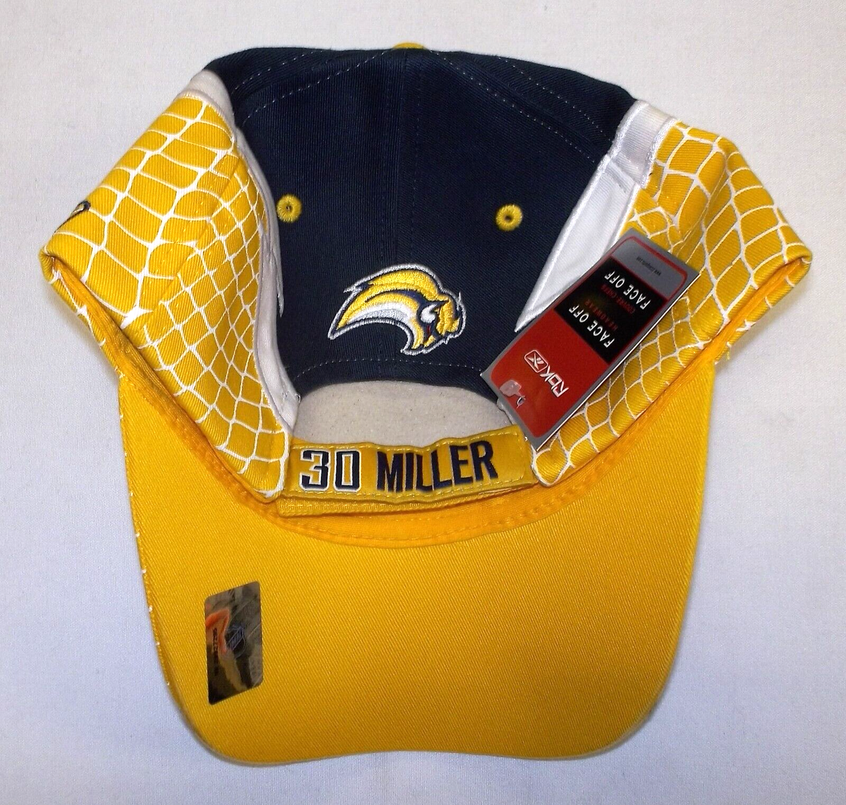 Reebok SABRES 30 MILLER ベースボールキャップ Buffalo Sabres Miller 30 Structured Adjustable Reebok Hat