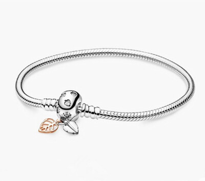ECHT 925 STERLING SILBER STARTER LEER CHARM ARMBAND 19 CM BEGRENZTE STÜCKZAHL