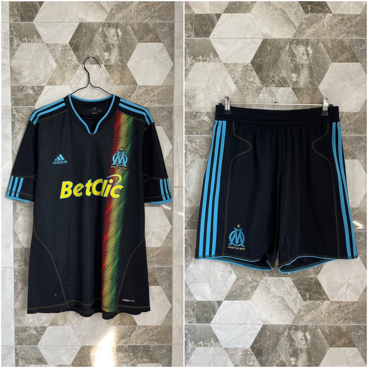 Olympique Marseille 2010 2011 Third Football Kit Jersey Soccer