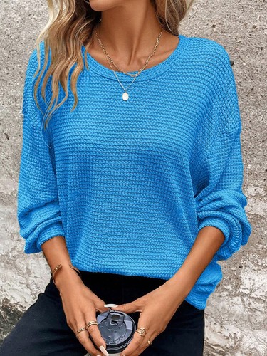 Plus Size Ladies Casual Pullover Blouse Tops Baggy Tee shirts Jumper Long Sleeve - Bild 38 von 43