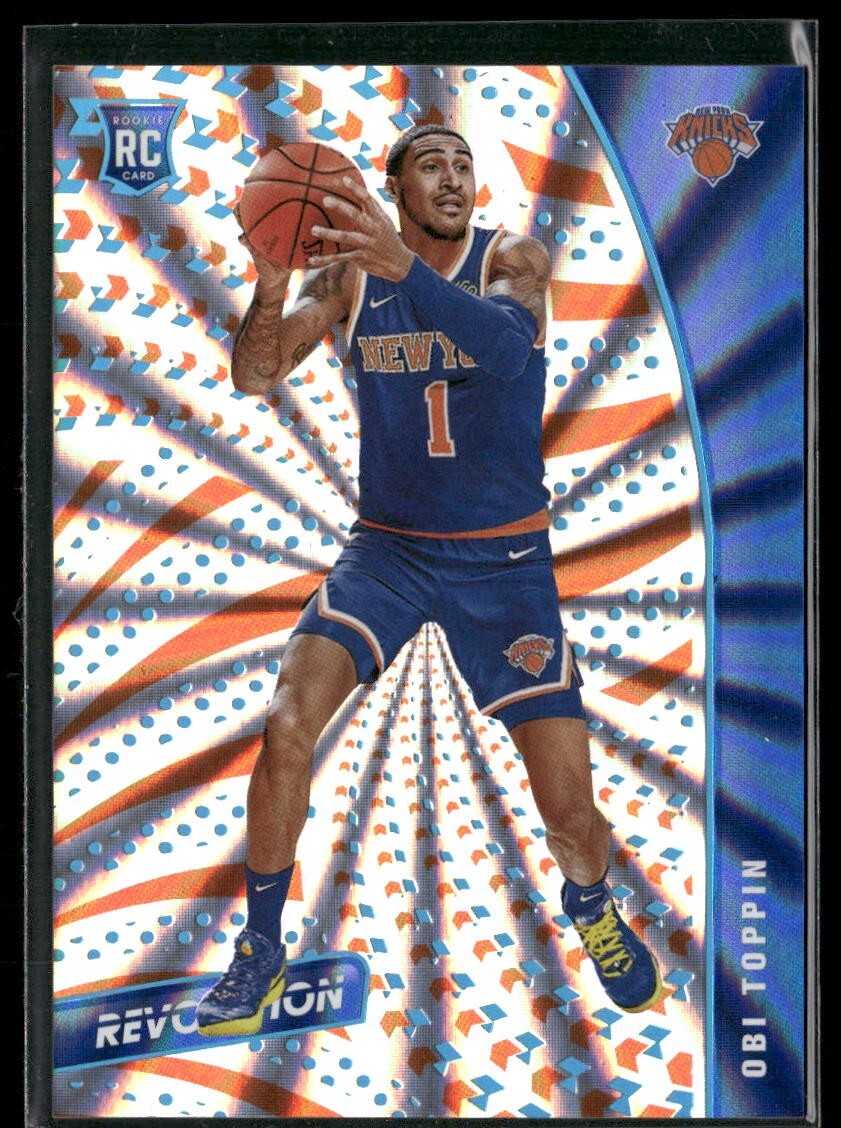 2020-21 Panini Revolution #110 Obi Toppin Rookie Sunburst /75