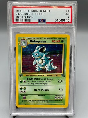 ポケモン - Nidoqueen ニドクイン 1ED 1st Edition 7/64 英語版 Nidoqueen 7/64 Holo Pokemon Card **No Symbol Rare** | eBay