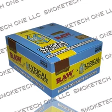 RAW Lyrical lemonade King Size Wide Rolling Papers (Organic Hemp) 50 Pks per box