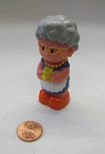 Step 2 Mainstreet Village Grandma Woman Figure Replacement 3" Tall Town People