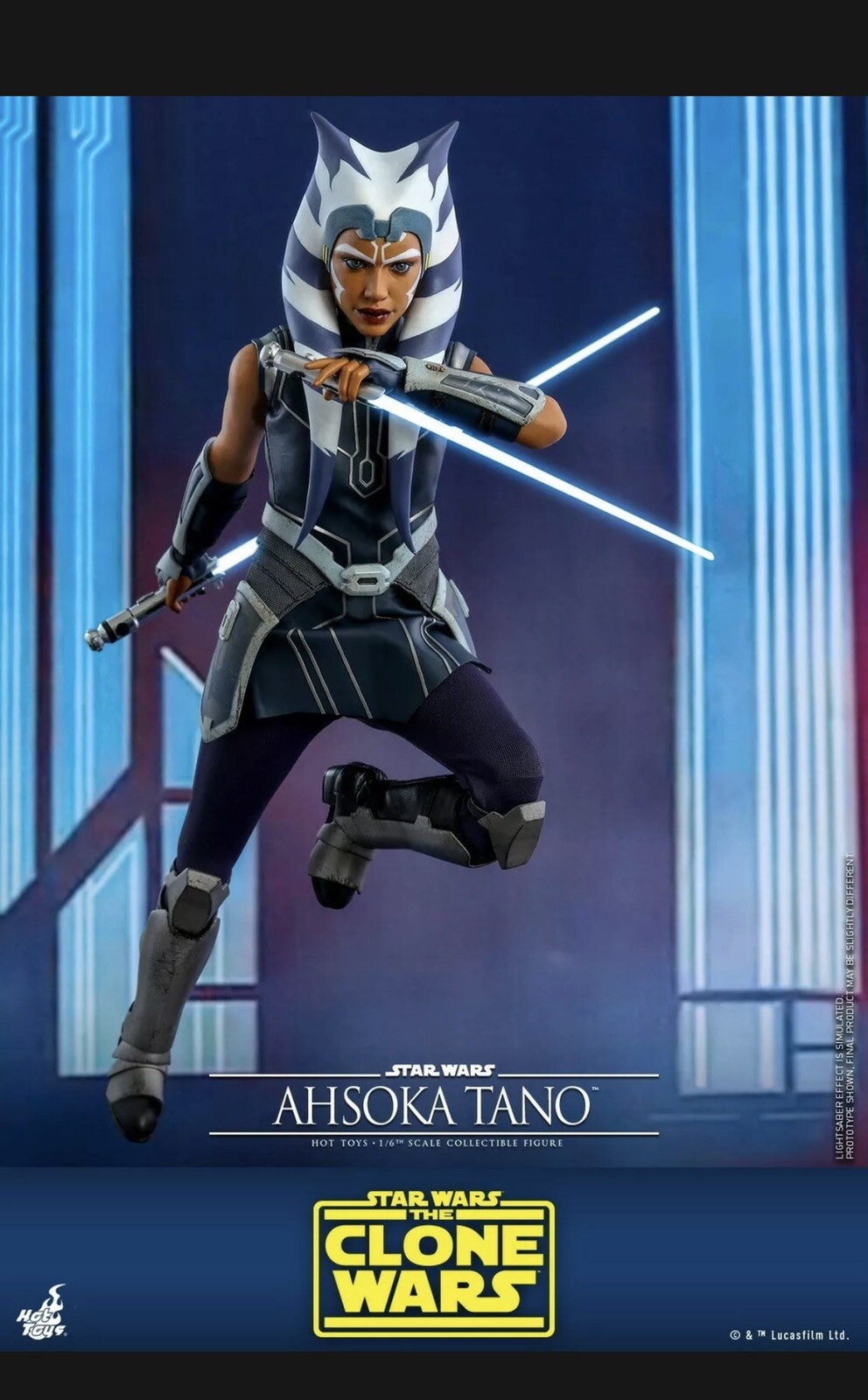 IN HAND  US SELLER Hot Toys Star Wars Clone Wars 1/6th Ahsoka Tano Figure TMS021