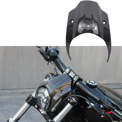 Carbon Fiber Headlight Fairing Cover for Harley 19 20 21 22 Breakout FXBR/FXBRS