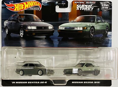 Hot WheelsのSuper Streetシリーズ、シルビア、セントラ Hot Wheels 2024 Target Exclusive 2 Pack Super Street by