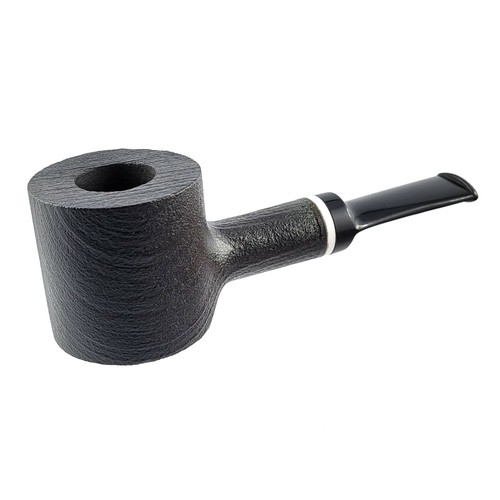 Mr. Brog Fajka Poker Handmade Tobacco Pear Wood Pipe no. 62 Hammer Sandblasted - Picture 2 of 5