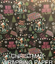 NATIONAL LAMPOONS CHRISTMAS VACATION GIFT WRAP 🎄DONT HOG THE NOG - 20 SQ FT 🎁