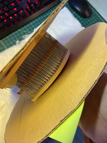 ~1750 Pc - Royal Ohm CARBON COMP Resistor - 1/4 WATT 22k OHM 5% - Picture 3 of 3