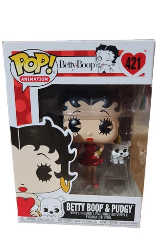 Funko Pop! Vinyl: Betty Boop - Betty Boop (w/ Pudgy) #421