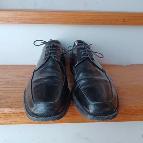 Zapatos de vestir de cuero negro para hombre PRADA talla 10 (US 11) hechos en Italia - Imagen 4 de 9