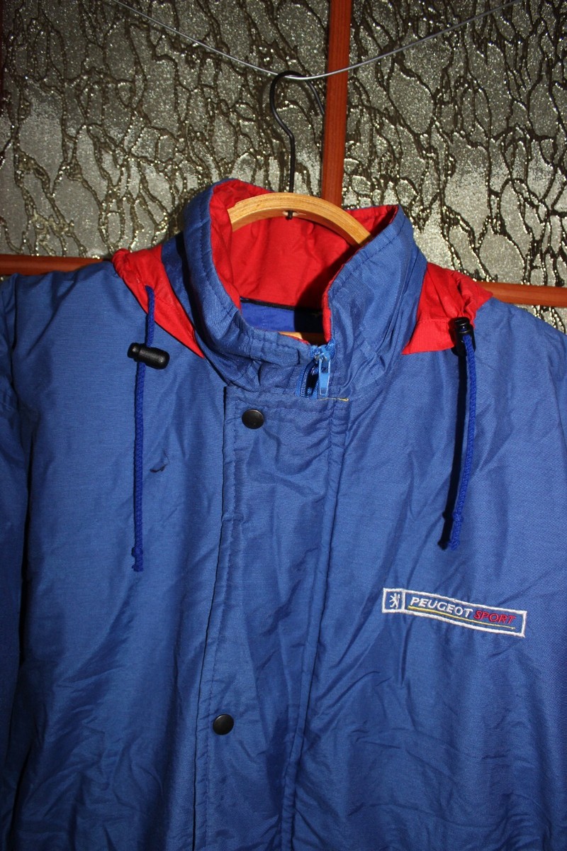 Vintage 1980's (Rally Group B Peugeot Rally Team jacket warm