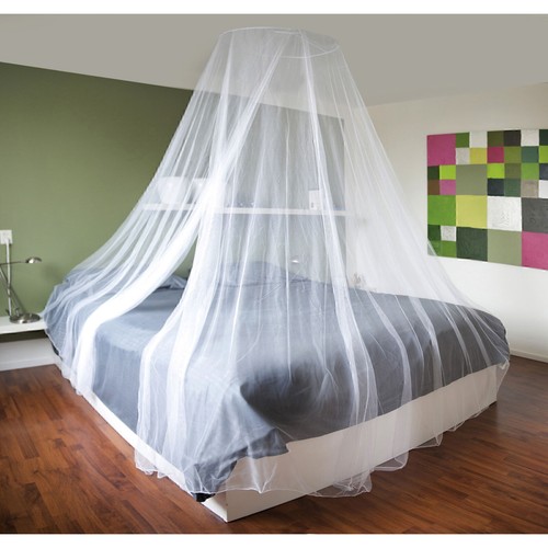 XXL Doppelbett Moskitonetz Fliegengitter Fliegennetz Mückennetz Betthimmel DE - Bild 2 von 12
