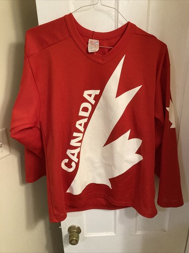 Vintage Maska Jersey * Team Canada Hockey * Medium * 1984 Olympics CCM