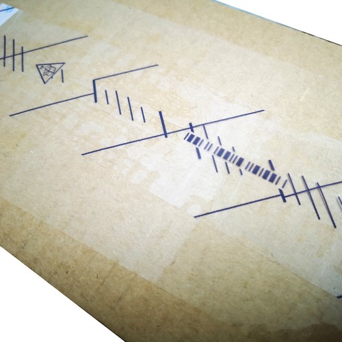 1Roll HP Carton Sealing Packing Shipping Package Tape / 48mm x 100M lines Blue - Picture 2 of 4