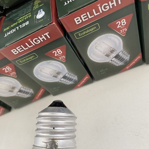 15 X E27 LIGHTBULB JOBLOT ROUND CLEAR G45 240V 28W ECOHALOGEN - Picture 3 of 5
