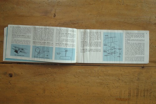 1968 Plymouth Valiant Operating Instructions Manual - Picture 2 of 3