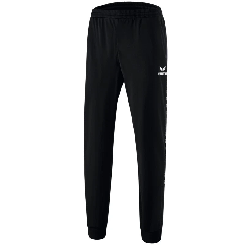 erima Polyester Trainingshose mit Wadeneinsatz schwarz [110530]