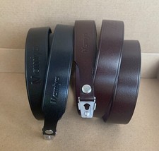 Genuine Leather Strap for Mamiya M645 1000S C220F C330s Camera Black Brown