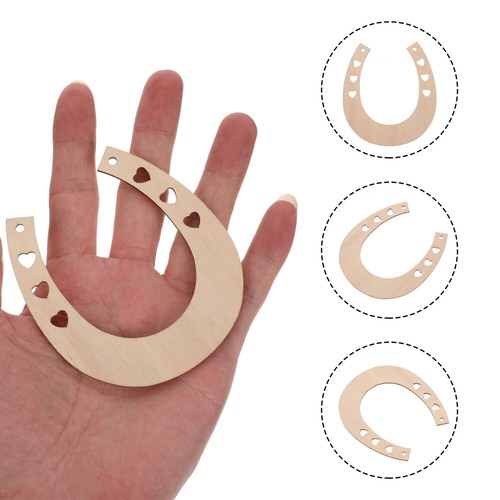 24 Pcs Hölzerne DIY Dekorative Anhänger Büro Geburtstagsdekoration - Bild 7 von 12