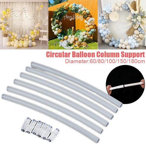 Circle Balloon Column Stand Holder Round Balloon Arch Frame Ring For Party Decor - Picture 3 of 17