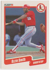 (EX) 1990 Fleer #260 Ozzie Smith St. Louis Cardinals Card