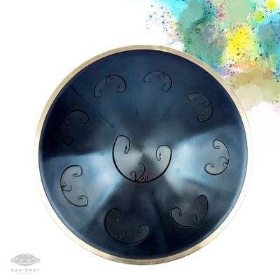 RAV Vast Indigo A Integral | 432 Hz Steel Tongue Drum Handpan