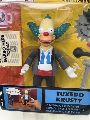 The Simpsons World of Springfield Interactive Figure Tuxedo Krusty #199453 NEW - Picture 2 of 3