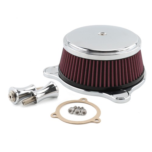 Air Cleaner Intake Filter Smooth For Harley Softail Touring Street Glide 2008-16 - Picture 6 of 8