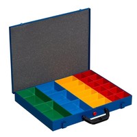 Allit Metal Hardware Box With 23-shallow Removable Compartments In 3-differen... Allit Metal Hardware Box With 23-shallow Removable Compartments In 3-differen...