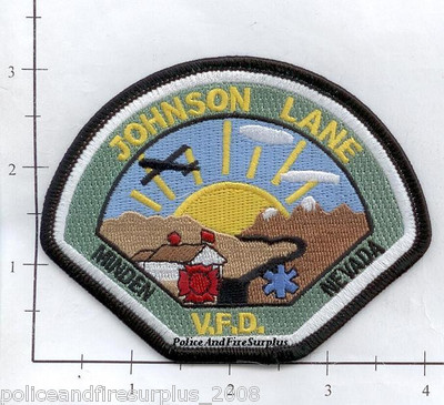 Nevada - Johnson Lane Volunteer FD - Minden NV Fire Dept Patch