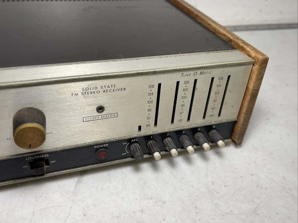 Receptor estéreo FM Fisher 160-T vintage años 60 LEER DESCRIPCIÓN Foto 4 de 4